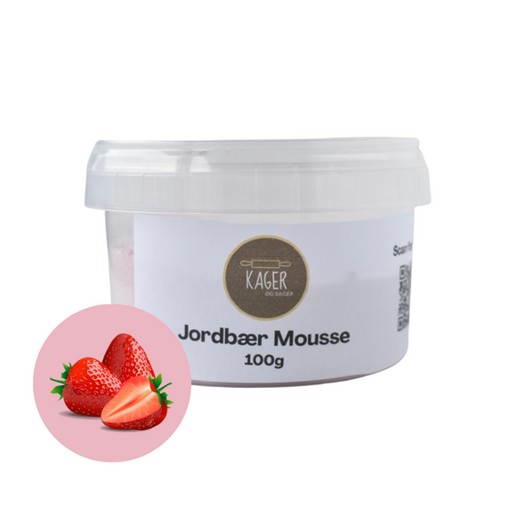 Mousse pulver - Jordbær 100g