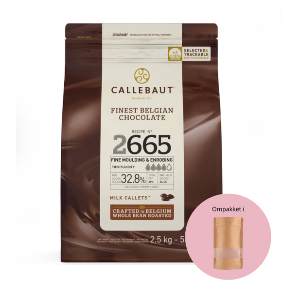 Callebaut 2665 Lys Chokolade - 1 kg