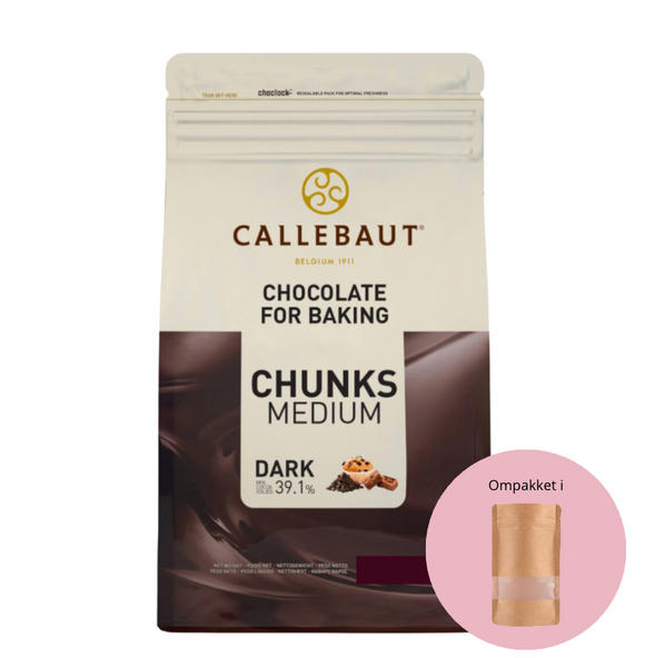 Callebaut Chunks til bagning - Mørk 500g