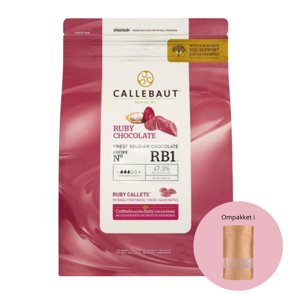 Callebaut RUBY chokolade - 1 kg