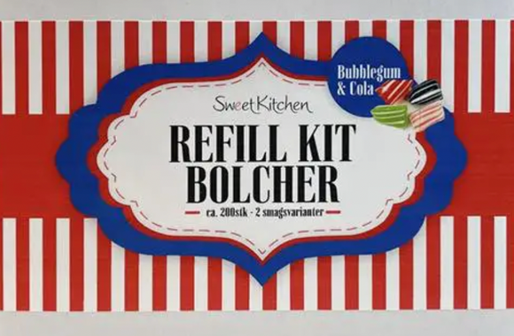 Refill Bolche sæt - Bubblegum / Cola