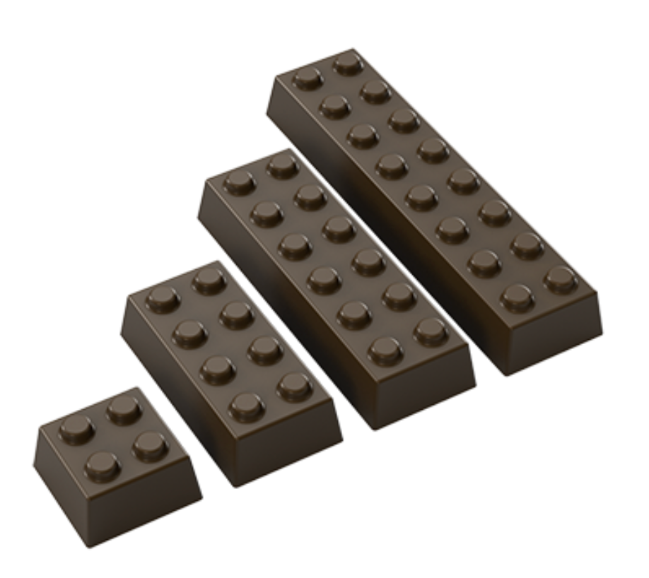 Implast Chokoladeform - 708 Lego – Kager Og