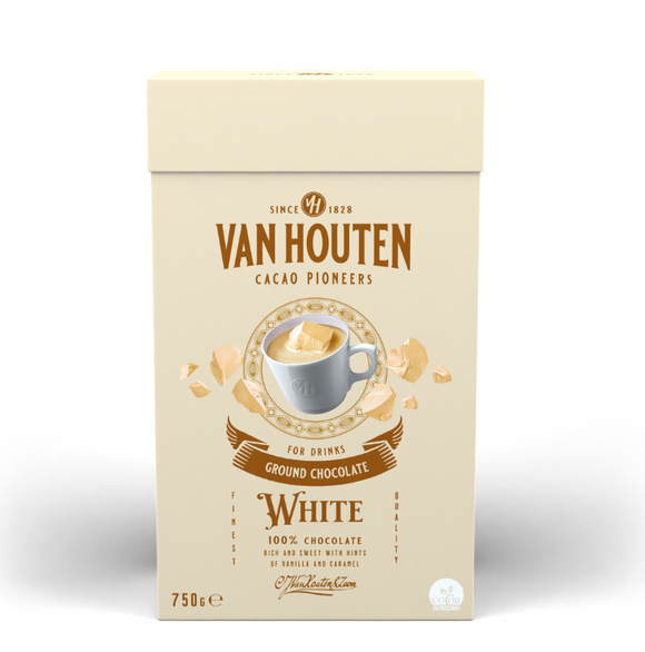 DATOVARE: Van Houten HVID Kakaopulver - Callebaut 750g (5/24)