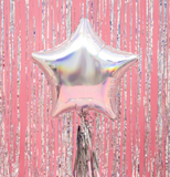 Folie Ballon: Stjerne Iridescent