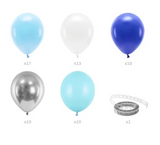 Ballon Guirlande: Blå