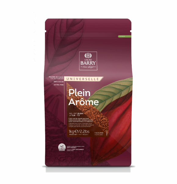 Cacao Barry Plein Arome 100% Kakaopulver - 1 kg Callebaut