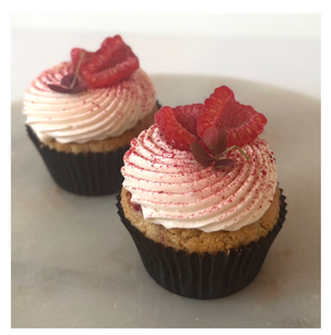 Luksus Cupcakes - Hindbær