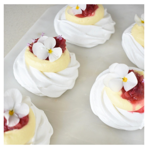 Mini Rabarber Pavlova