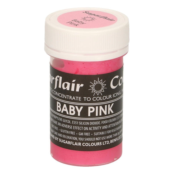 Sugarflair Pastafarve - Pastel Baby Pink