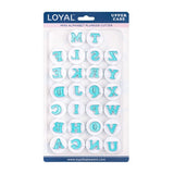 Loyal Plunger set - Mini alfabet upper case 26 stk