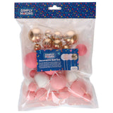 Simply Making Decorative Ball Set - Pink ombre & Gold