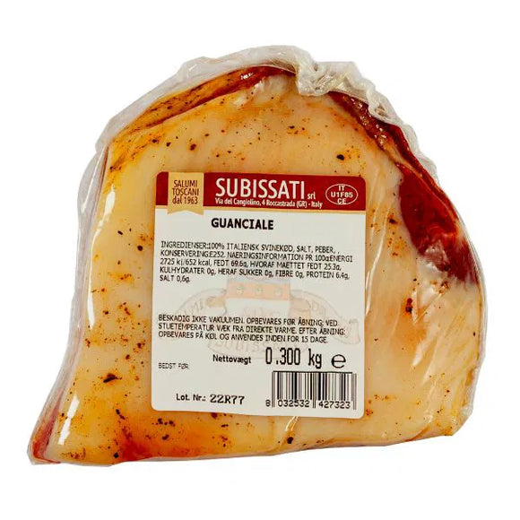 Italiensk Guanciale – 300g – Kager Og Sager