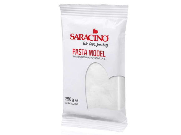 Saracino Modelling paste - 250g Hvid