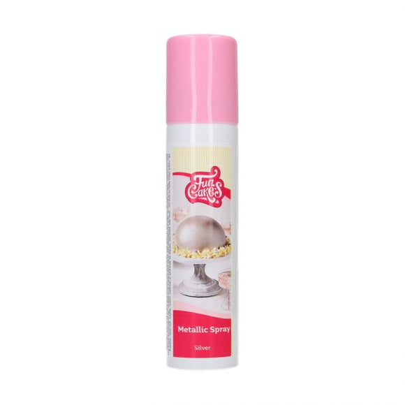 Funcakes Metallic Spray - Silver