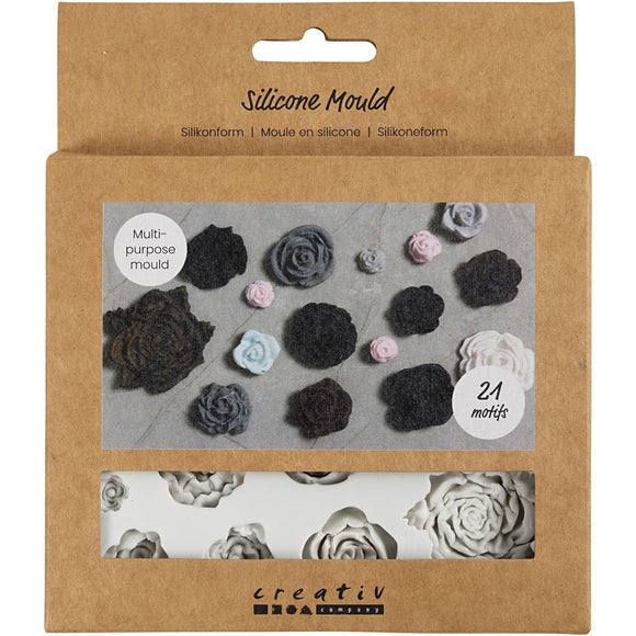 Silikoneform Krea - Roser