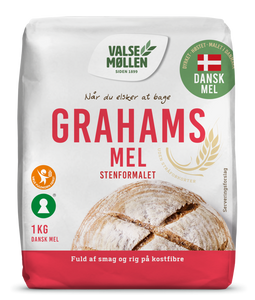 Valsemøllen Grahams mel - 1kg