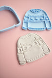 Udstikker med præger til ler - Jule sweater