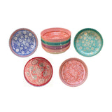 Florencia lav skål ø26- Blå/lyserød