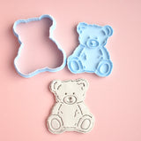 Udstikker krea med præger - Teddy Bamse