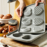 Decora Duo Heart Silikoneform – Set med 2 forme