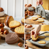 Decora Duo Heart Silikoneform – Set med 2 forme