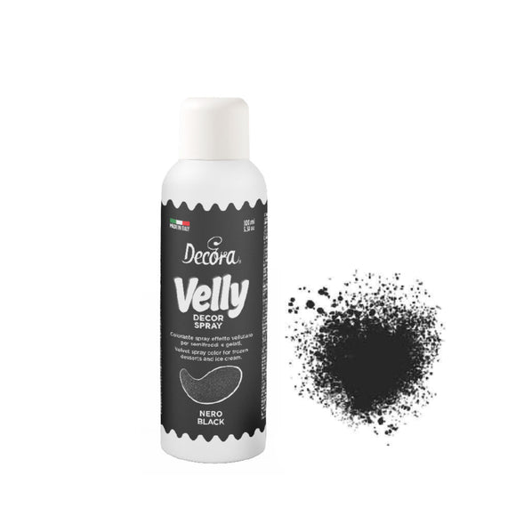 Decora Velvet Spray 100ml - Velly Black