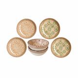 Asliva Tapas skål ø9 - Creme/grøn