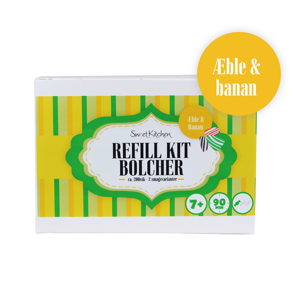 Refill Bolche sæt - Æble & Banan