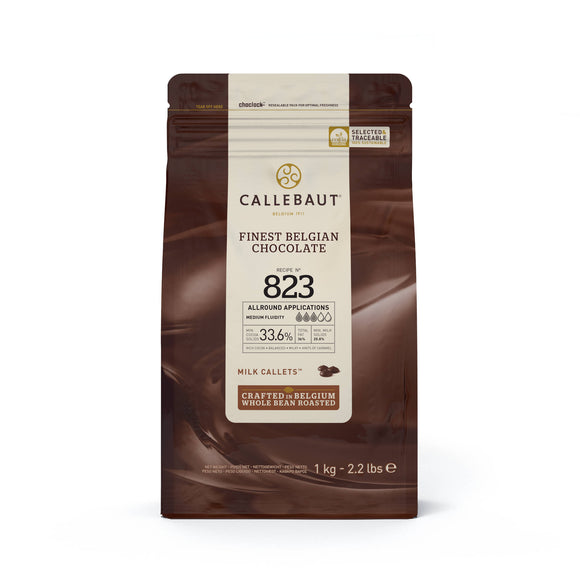 Callebaut 823 Lys chokolade - 1 kg