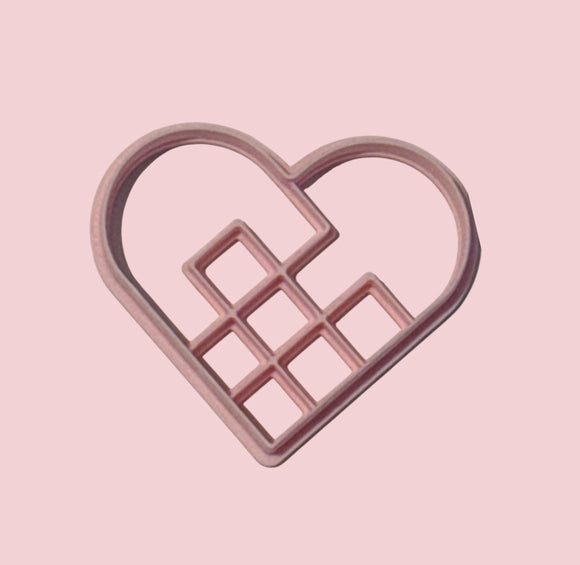 Udstikker til ler - Jule hjerte