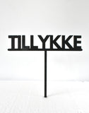 Kagetopper - Tillykke (Sort)