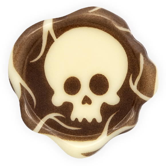 Callebaut Dekorationer - Skull Seal 12 stk.