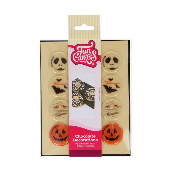 Chokolade Dekorationer - Halloween 12 stk.