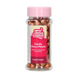 Funcakes Chokolade perler - Kobber L