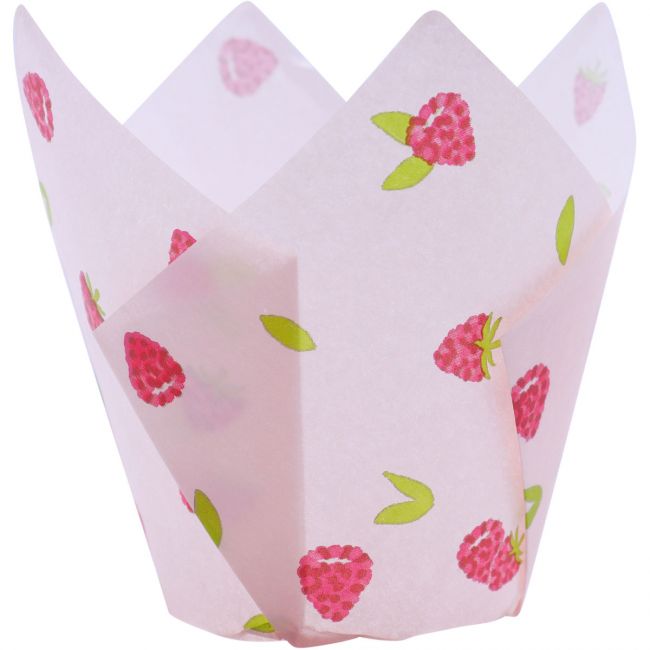 PME Tulipan forme - Raspberry 24 stk. – Kager Og Sager