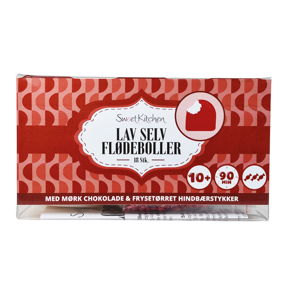 Flødebollekit - 18 stk. Mørk chokolade