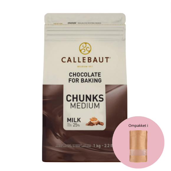 Callebaut Chunks til bagning - Mælk 500g