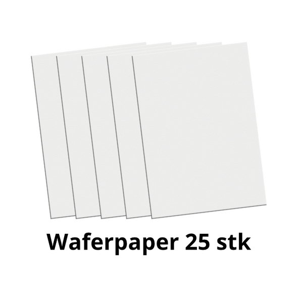 Waferpaper / Vaffelpapir - A4 25 stk.
