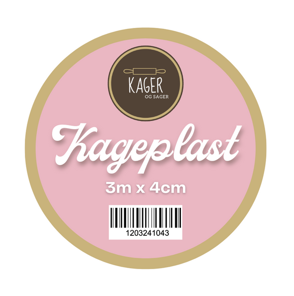 KagerOgSager Kageplast - 4cm x 3m