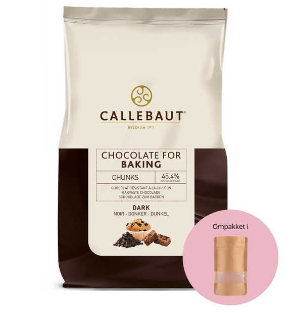 Callebaut Chunks til bagning - Mørk 500g