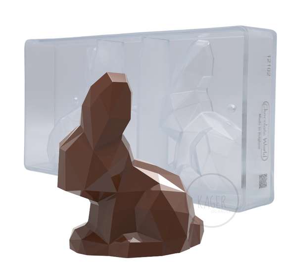 Chocolate World Chokoladeform - CW12102 Origami rabbit