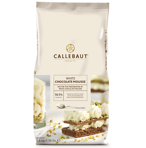 Callebaut Chokolade Mousse - Hvid 800g