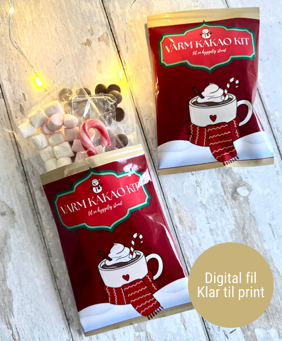 Varm Kakao Kit | Print Selv (Digital fil)