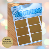 Konfirmand Skrabelod Pink | Print Selv (Digital fil)