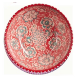 Florencia lav skål ø26 - Rød/rosa