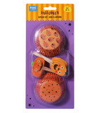 PME Halloween Cupcakeforme & Toppers Græskar – 48 dele