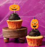 PME Halloween Cupcakeforme & Toppers Græskar – 48 dele