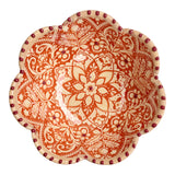 Aris Scalloped skål ø14 - Warm Terra