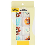 Wilton sukkerdekorationer - Baby Bliss Blue 8 stk.