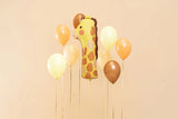 Folieballon tal "1" Giraf